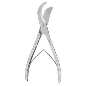 Rib Shears Miltex Stille 8-1/2 Inch Length Surgical Grade Stainless Steel NonSterile Plier Handle Straight Blade Blunt Tip / Blunt Tip