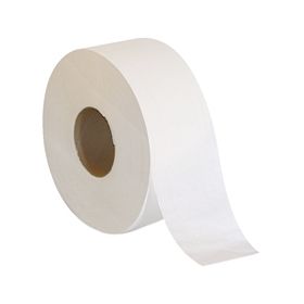 Toilet Tissue Pacific Blue White 2-Ply Jumbo Size Cored Roll Continuous Sheet 3-1/5 Inch X 1000 Foot