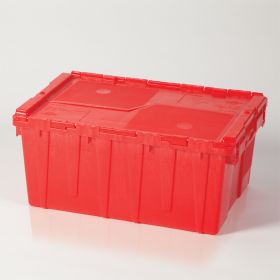 Hinged Lid Transfer Box - Red