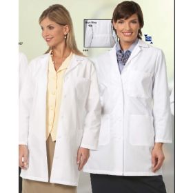 Lab Jacket White Size 4 Hip Length Reusable