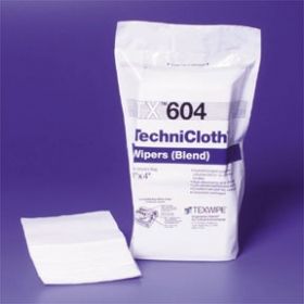 Cleanroom Wipe TexWipe TechniCloth ISO Class 6-7 White NonSterile Cellulose / Polyester 12 X 12 Inch Disposable