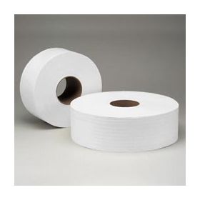 Toilet Tissue Scott Essential JRT White 2-Ply Jumbo Size Cored Roll Continuous Sheet 3-11/20 Inch X 1000 Foot 557342