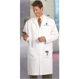 Lab Coat White Size 32 Knee Length Reusable 557374