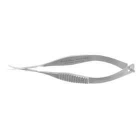 Capsulotomy Scissors MeisterHand Vannas 3-1/4 Inch Length Surgical Grade Stainless Steel NonSterile Finger Ring Handle Curved Sharp Tip / Sharp Tip