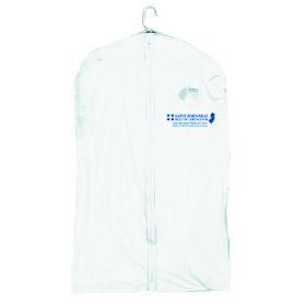 Patient Garment Bag 24 X 40 Inch Polyvinyl Chloride Zip Closure White