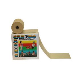 Cando 10-5620 latex free exercise band-50 yard roll-tan-xx-light