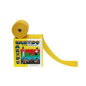 Cando 10-5621 latex free exercise band-50 yard roll-yellow-x-light