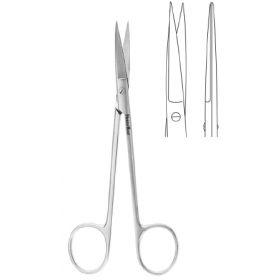 Ear / Nasal Scissors MeisterHand Joseph 5-3/4 Inch Length Surgical Grade Stainless Steel NonSterile Finger Ring Handle Straight Sharp Tip / Sharp Tip