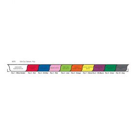 Chart Divider Set - Poly - Home Care - 10 Tabs Bottom