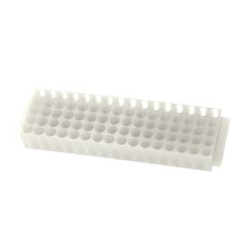Microcentrifuge Test Tube Rack 80 Place Natural 2-1/8 X 9 Inch