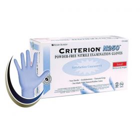 Gloves exam criterion n250 powder-free nitrile latex-free small 250/bx, 10 bx/ca