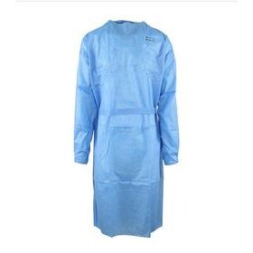 Isolation Gown AAMI Level 1 SMS Large Blue 10/Bg