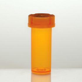 Friendly and Safe Vials with Child-Resistant Caps Attached, 9 Dram