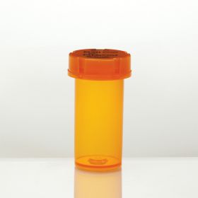Friendly and Safe Vials with Child-Resistant Caps Attached, 13 Dram