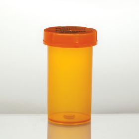 Friendly and Safe Vials With Child Resistant Caps Attached, 40 Dram