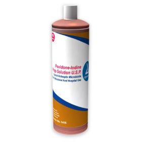 Skin Prep Solution Dynarex 16 oz. Bottle 10% Strength Povidone-Iodine NonSterile