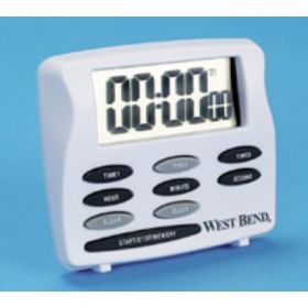 Table Clock / Timer Traceable 3 X 2-1/2 Inch 24 Hour Digital Display Battery Powered