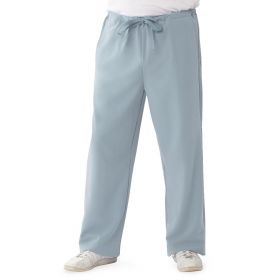 Newport Ave Unisex Stretch Scrub Pants with Drawstring and 3 Pockets, Gray, Petite Inseam, Size 4XL