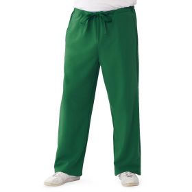 Newport Ave Unisex Stretch Scrub Pants with Drawstring and 3 Pockets, Hunter, Regular Inseam, Size 4XL