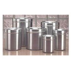 Dressing jar stainless steel silver 12qt