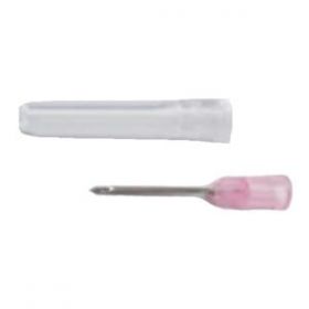 Cardinal Health Monoject Standard Hypodermic Safety Needle, Pink, A Bevel, 20GA OD x 1''