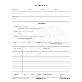 Discharge Plan Form
