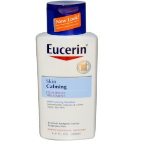 Hand and Body Moisturizer Eucerin Skin Calming Bottle Unscented Cream
