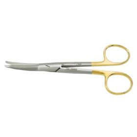 Facelift Scissors Padgett Kaye 5-3/4 Inch Length Surgical Grade Stainless Steel / Tungsten Carbide NonSterile Finger Ring Handle Curved Blade Blunt Tip / Blunt Tip
