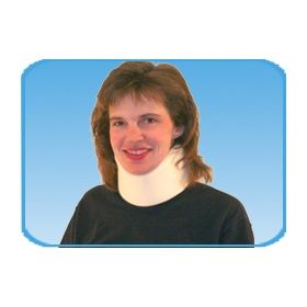 Cervical Collar Low Contoured / Low Density Adult One Size Fits Most One-Piece 2-1/2 Inch Height 24 Inch Length