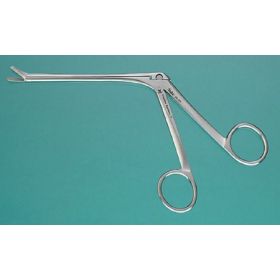 Nasal Scissors Miltex 4-1/2 Inch Length OR Grade German Stainless Steel NonSterile Finger Ring Handle Curved Left Blade Blunt Tip / Blunt Tip
