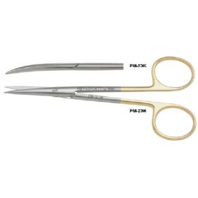 Iris Scissors Padgett 4-1/2 Inch Length Surgical Grade Stainless Steel / Tungsten Carbide NonSterile Finger Ring Handle Straight Blade Sharp Tip / Sharp Tip