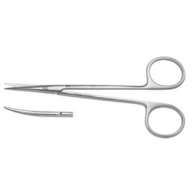 Iris Scissors Padgett Thomas 4-1/2 Inch Length Surgical Grade Stainless Steel NonSterile Finger Ring Handle Curved Blade