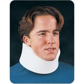 Cervical Collar Contoured / Medium Density Adult One Size Fits Most One-Piece 2 Inch Height 25-1/2 Inch Length