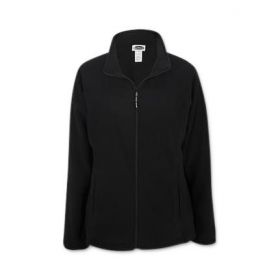 Women's Microfleece Jackets, Black, Size L