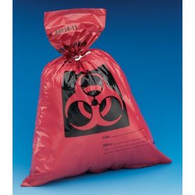 Infectious Waste Bag Bio-Check Red Polypropylene 25 X 35 Inch