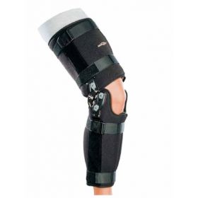 Knee Brace DonJoy  Rehab TROM  Medium Hook and Loop Closure 18 to 22 Inch Circumference 17 Inch Length