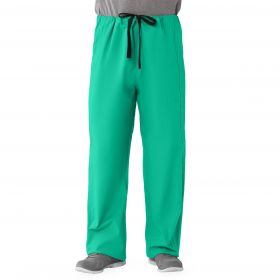 100% Cotton Reversible Scrub Pants, Jade, Unisex Size XL