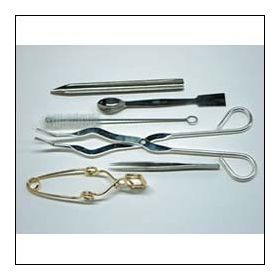 Tools Kit Test Tube Brush, Spatula, Crucible Tongs, Test Tube Clamp, Lab Scoop, Forceps Lab Use