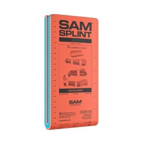 Sam Splint General Purpose Splint Moldable Splint Foam / Aluminum Orange / Blue 4 X 18 Inch