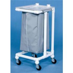 Single Hamper with Bag 4 Casters 39 gal.
