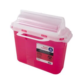 BD HORIZONTAL SHARPS COLLECTOR RED