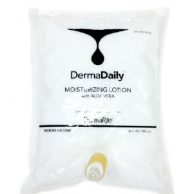 Hand and Body Moisturizer DermaDaily 800 mL Dispenser Refill Bag Scented Lotion