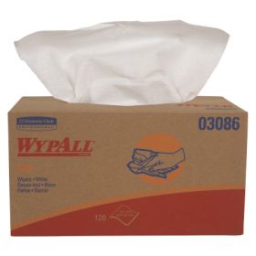 Task Wipe WypAll  L30 Light Duty White NonSterile Double Re-Creped 9-4/5 X 10 Inch Disposable