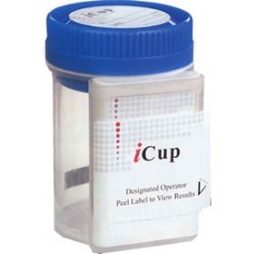Drugs of Abuse Test iCup 10-Drug Panel AMP, BAR, BZO, COC, mAMP/MET, MDMA, OPI, OXY, PPX, THC Urine Sample 25 Tests