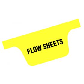 Chart Divider Tab - Flow Sheets - Tyvek - Bottom