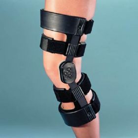 Hinged Knee Brace WeekENDER Medium Hook and Loop Closure 18-1/2 to 21 Inch Circumference Right Knee