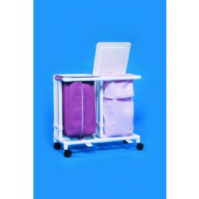 Double Hamper with Bags Classic 4 Casters 39 gal. 688645