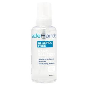 Alcohol-Free Hand Sanitizer safeHands 18 oz. BZK (Benzalkonium Chloride) Foaming Pump Bottle