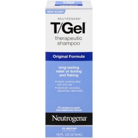 Dandruff Shampoo Neutrogena T/Gel Original Formula 16 oz. Flip Top Bottle Scented