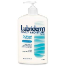 Hand and Body Moisturizer Lubriderm 16 oz. Pump Bottle Scented Lotion